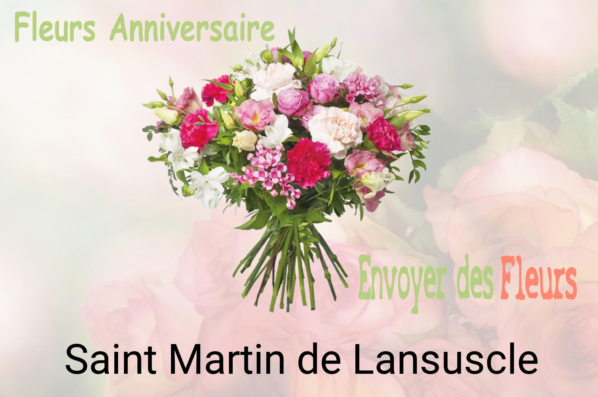 Bouquet de fleurs d’anniversaire livré à Saint-Martin-de-Lansuscle