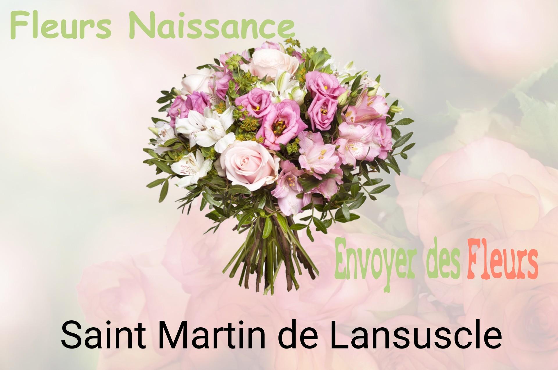 Bouquet de fleurs de naissance livré à Saint-Martin-de-Lansuscle