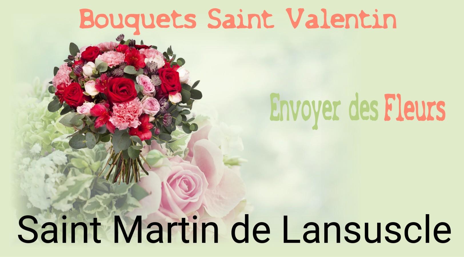 Roses de Saint-Valentin livrées à Saint-Martin-de-Lansuscle